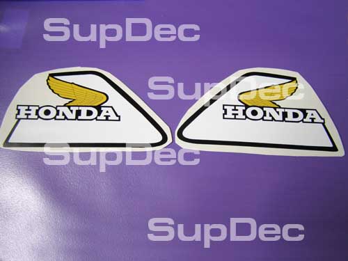 Honda CR125 XR80 CR XR Tank Decal Sticker pair